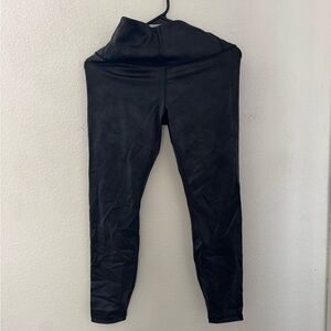 CRZ YOGA Black Shimmer Leggings